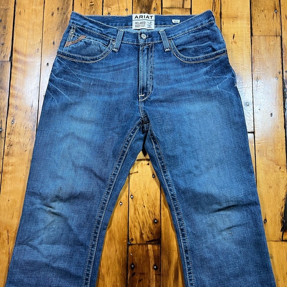 Ariat Other - Ariat Jeans Men’s 34x32 M4 Bootcut Relaxed Western Rodeo Work Distressed Stained